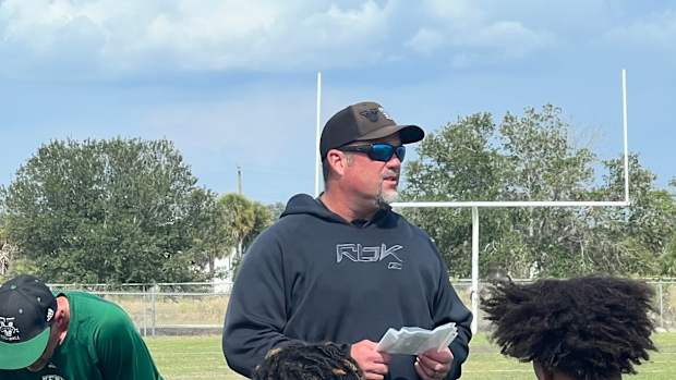 Venice (Fla.) HIgh School Head Coach John Peacock